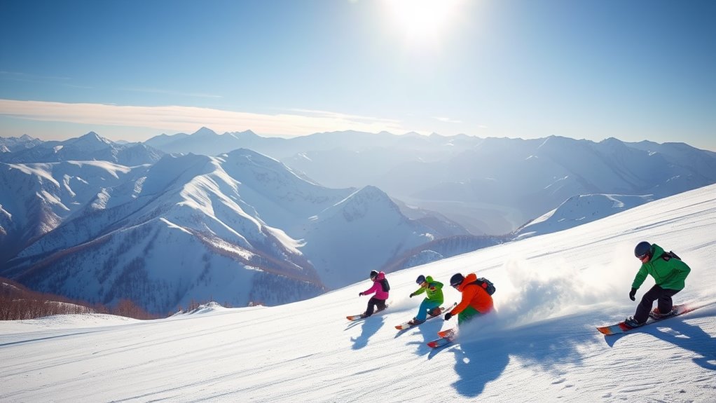 thrilling winter sports escapades