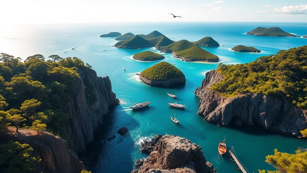 island majestic serene voyage