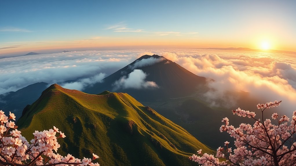 majestic peaks volcanic wonder