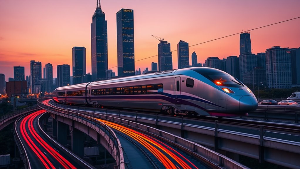 major cities transportation networks