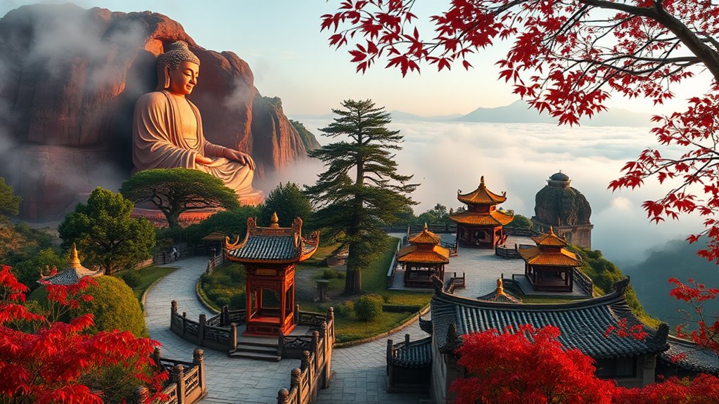 spiritual ethereal picturesque majestic