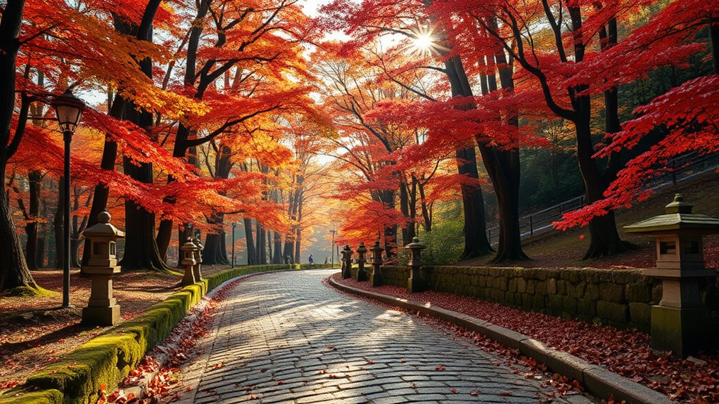 vibrant foliage celebrates seasonal transition