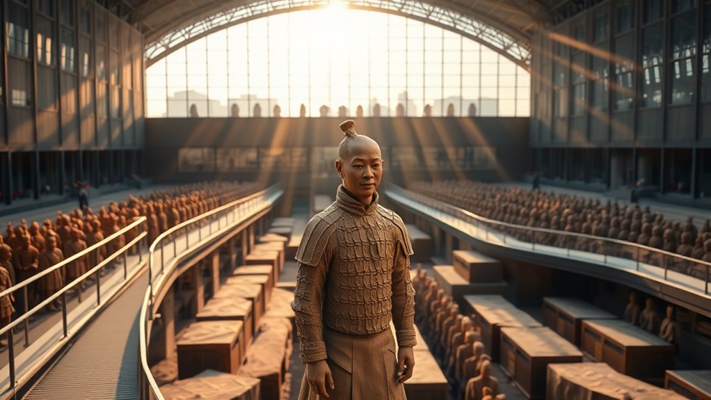 visiting ancient chinese tomb sculptures