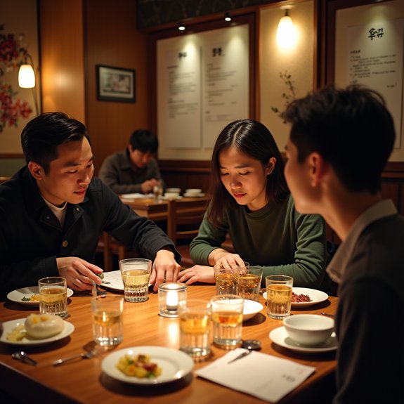 bowing and drinking etiquette