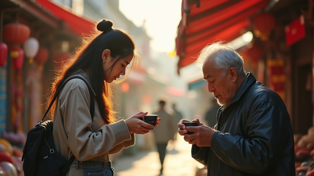 bowing reflects cultural respect