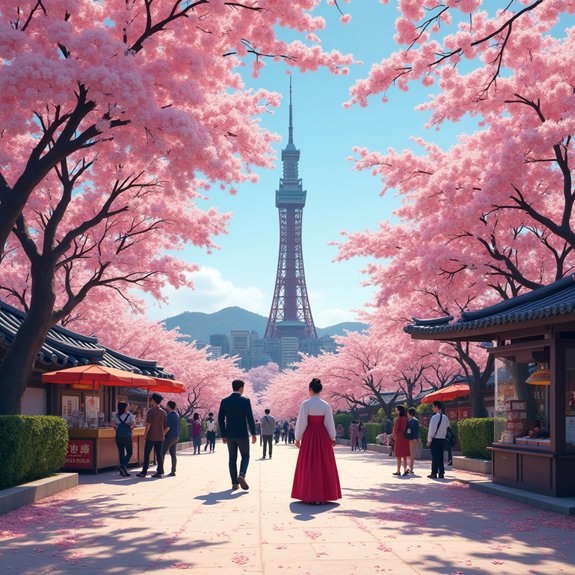 cherry blossom viewing season