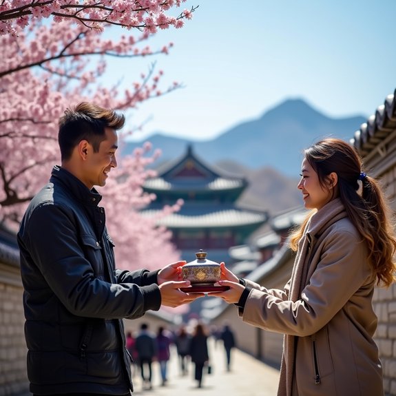 two hands cultural respect