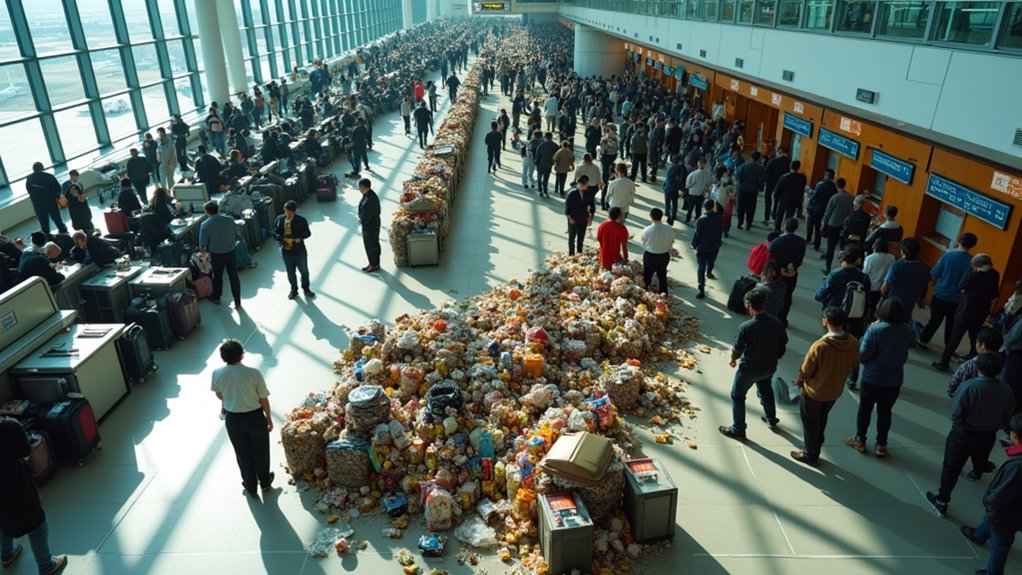 Japan Faces Airport Chaos, Bin Shortages as Tourism Surges