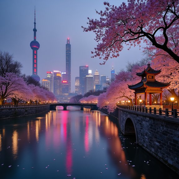 cherry blossoms and seasons