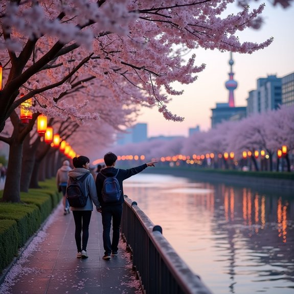 cherry blossoms peak timing