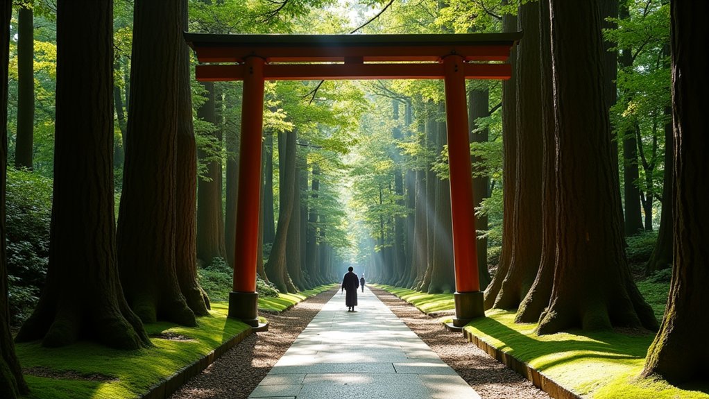 sacred transition through torii