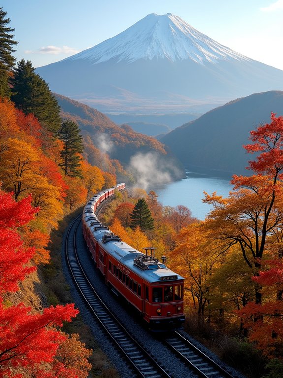 scenic train to hakone