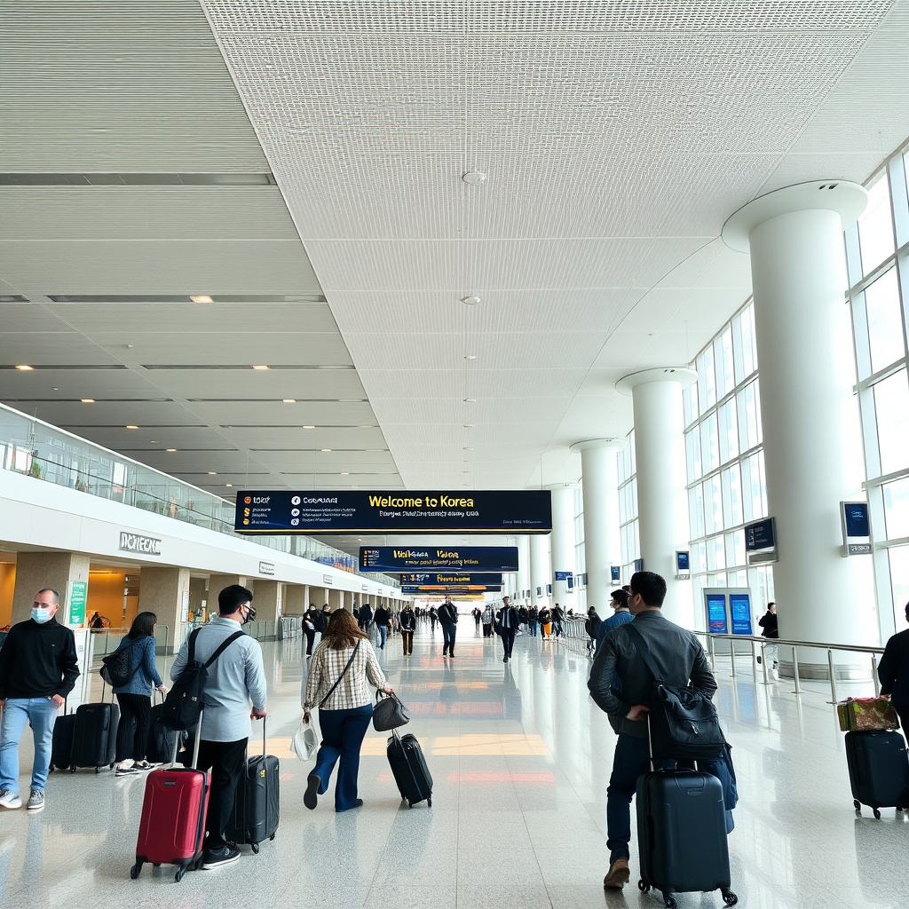 Incheon International Airport arrivals terminal