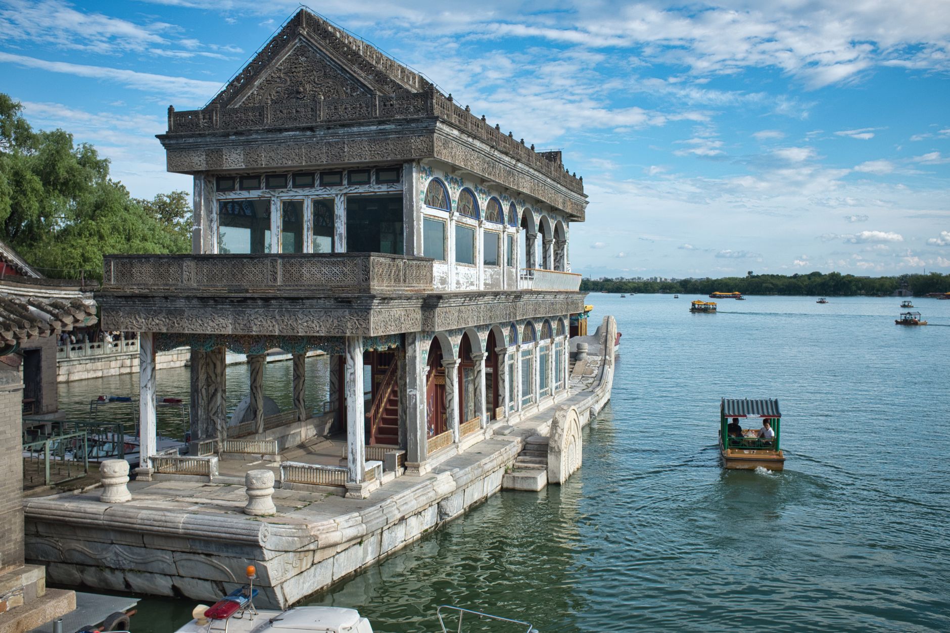 Kunming Lake: Boat Rentals, the 17-Arch Bridge and the Marble Boat